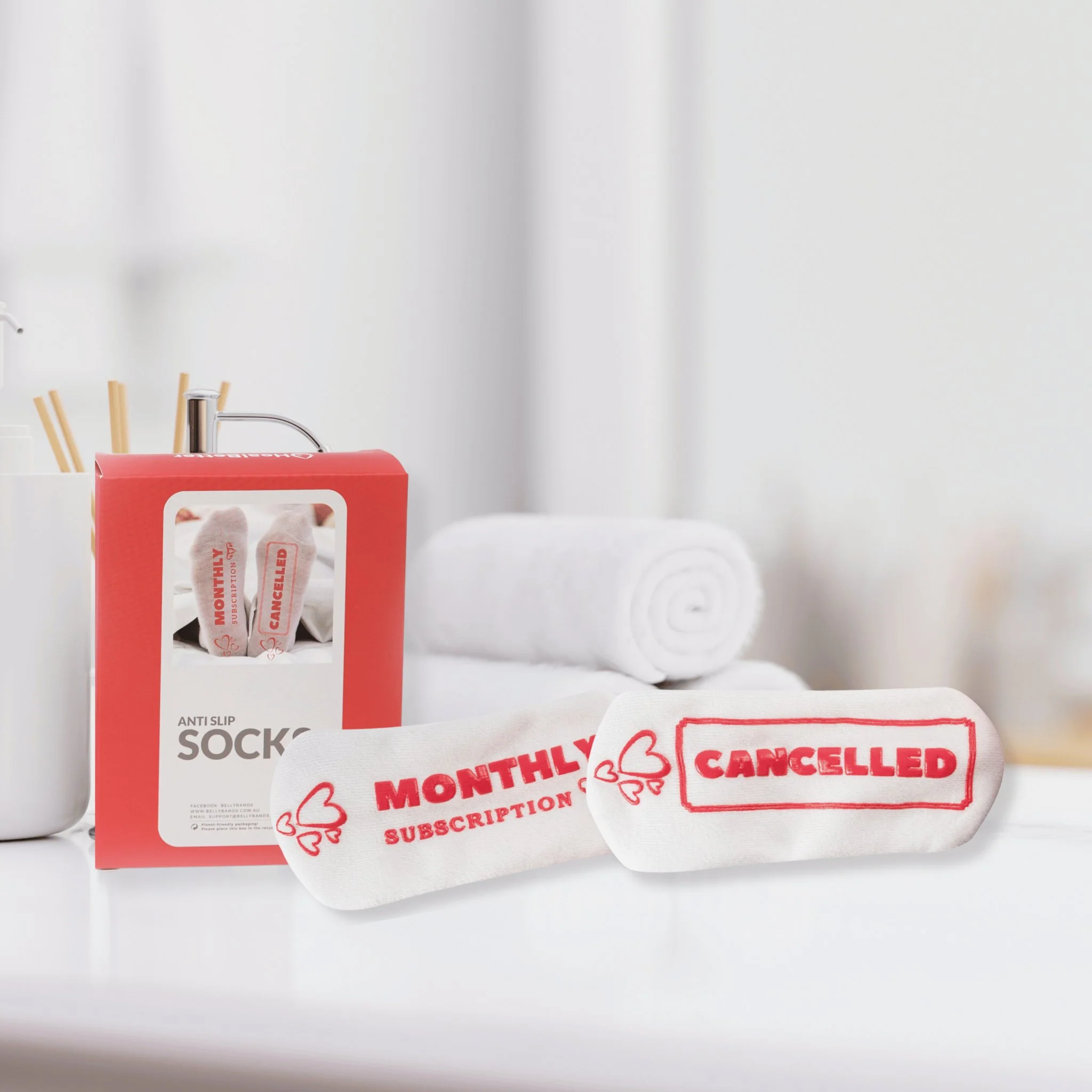 "Cancelled My Monthly Subscription" Anti-Slip Socks - Image 4